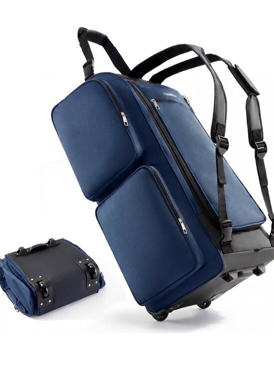 Fanwoli Other - 120L Rolling Duffel Bag with Wheels & Backpack Straps